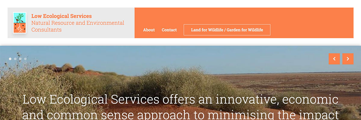 Low Ecological Services website