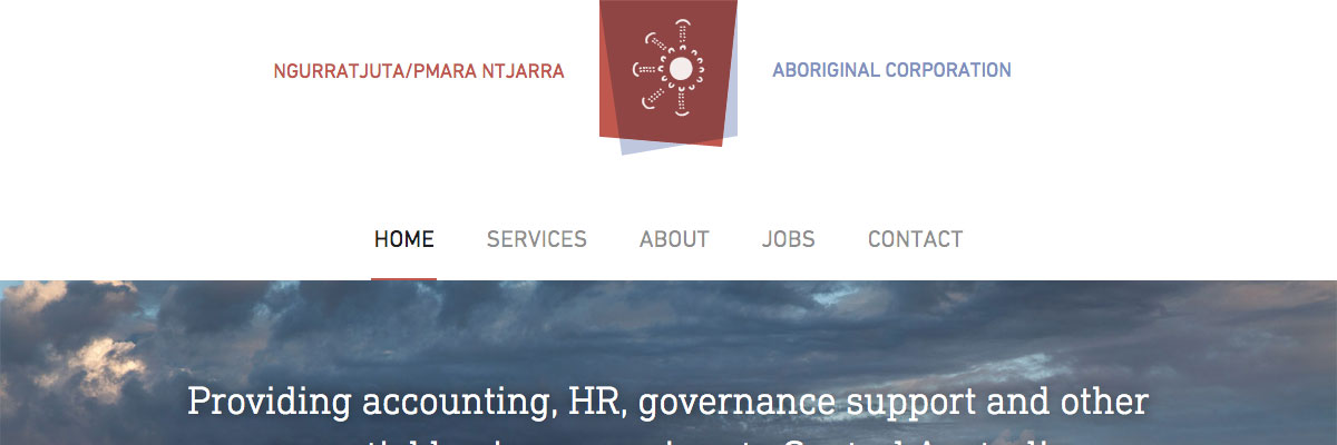 Ngurratjuta/Pmara Ntjarra Aboriginal Corporation website