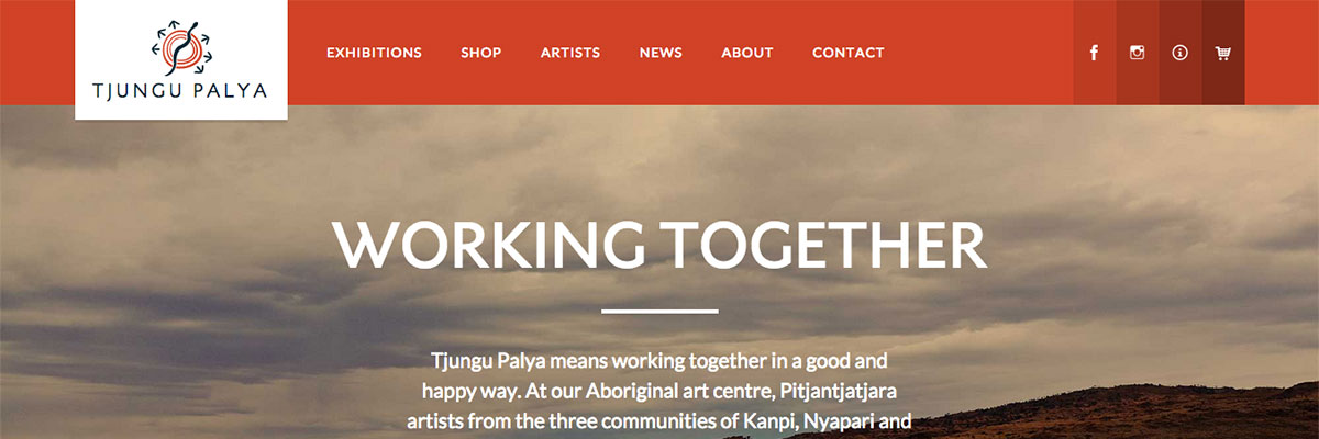 Tjungu Palya website