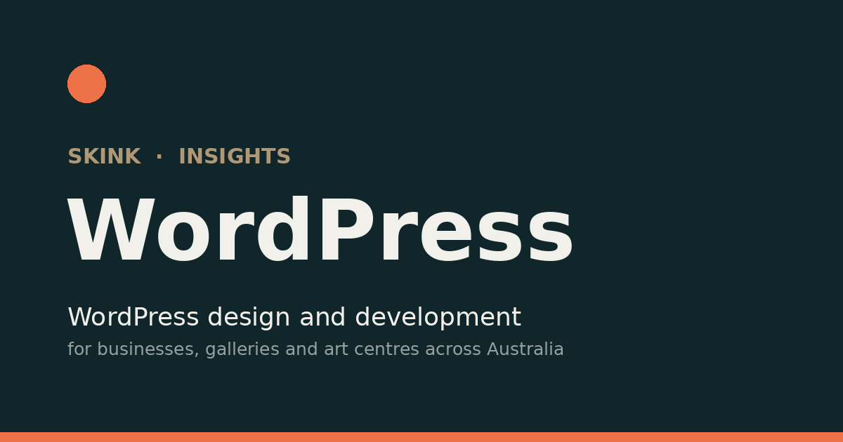 Skink Insights - WordPress